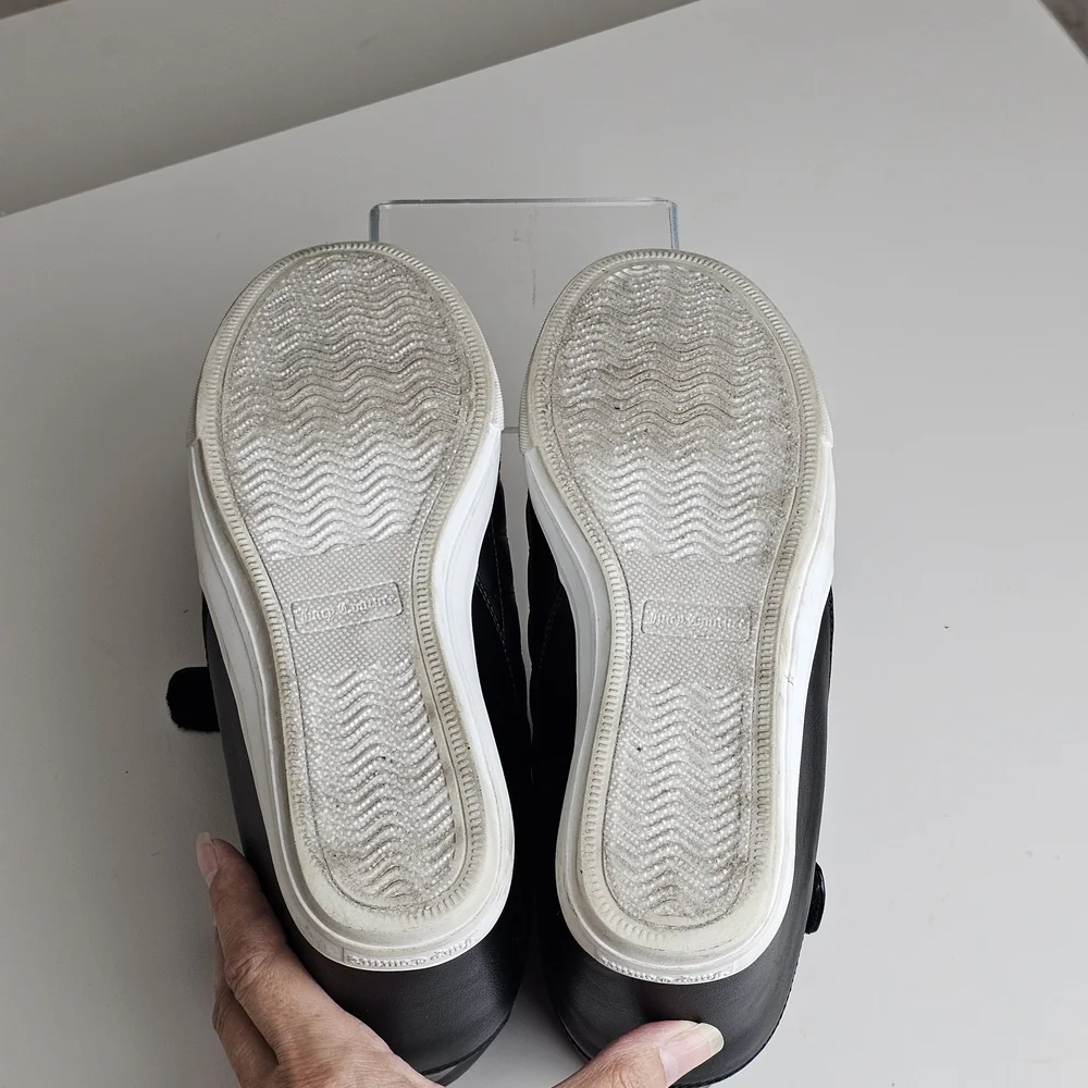 Juicy Couture Black Quilted Wedge Sneakers - Picture 5 of 9